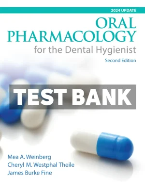 Oral Pharmacology for the Dental Hygienist 2nd Edition Fine Test Bank