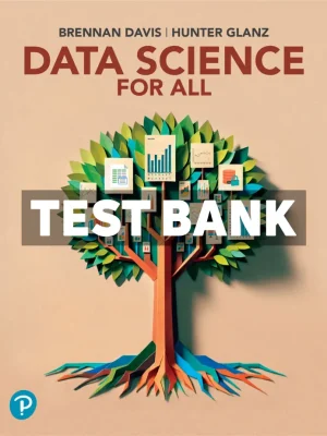 Data Science For All 1st Edition Davis Test Bank