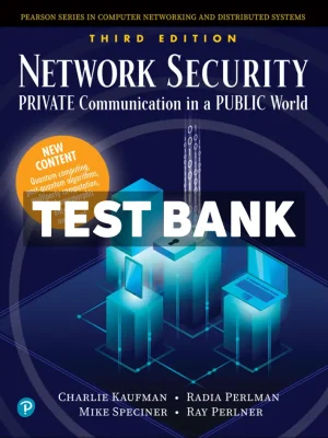 Network Security 3rd Edition Kaufman Test Bank