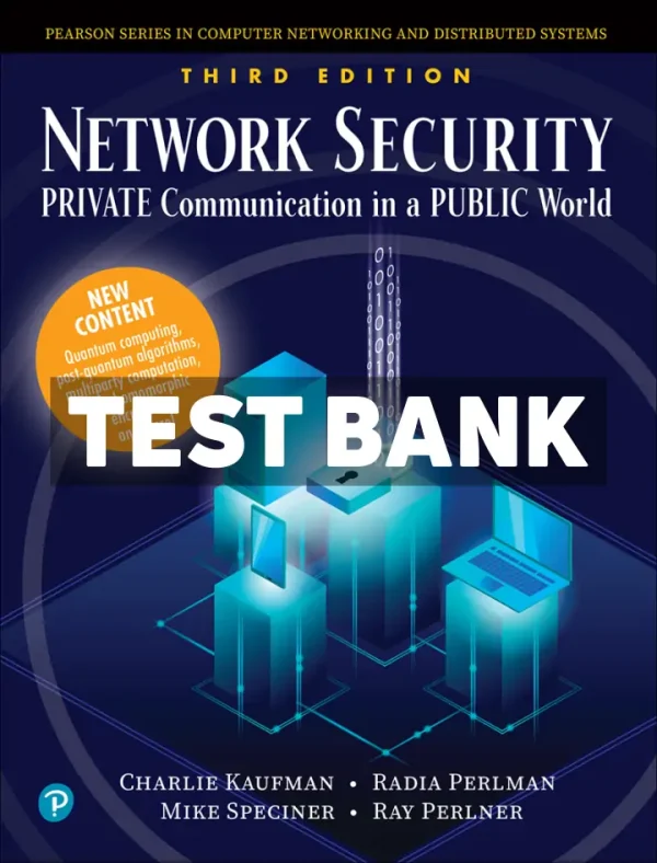 Network Security 3rd Edition Kaufman Test Bank
