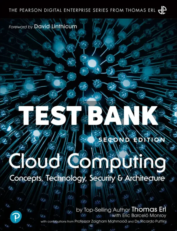 Cloud Computing 2nd Edition Erl Test Bank