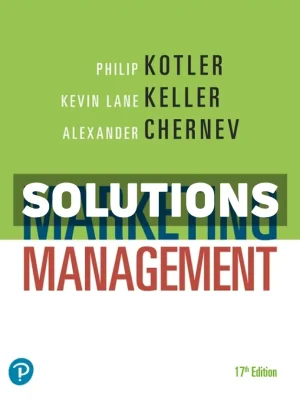 Marketing Management 17th Edition Kotler Solutions Manual