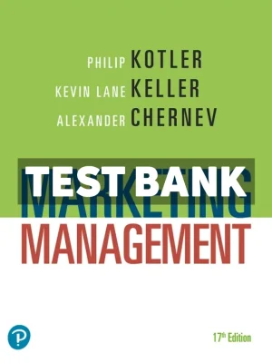Marketing Management 17th Edition Kotler Test Bank