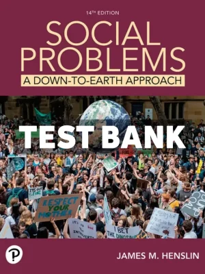 Social Problems 14th Edition Henslin Test Bank