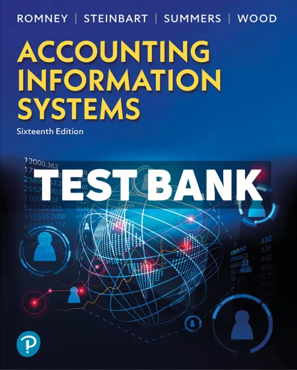 Accounting Information Systems 16th Edition Romney Test Bank