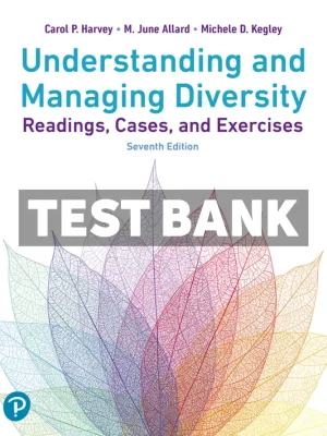 Understanding and Managing Diversity - Readings Cases and Exercises 7th Edition Harvey Test Bank