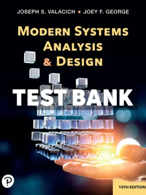 Modern Systems Analysis and Design 10th Edition Valacich Test Bank