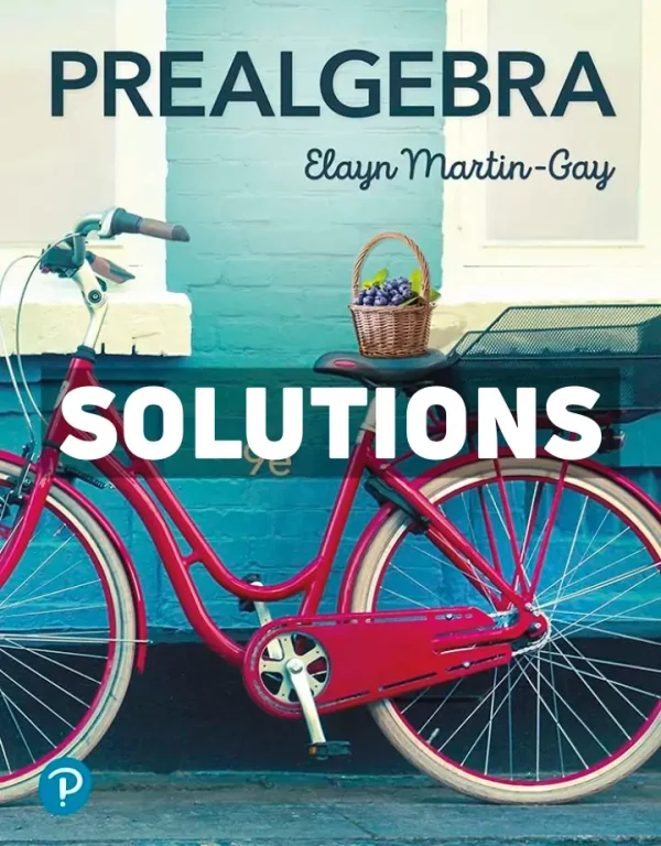 Prealgebra 9th Edition Martin-Gay Solutions Manual