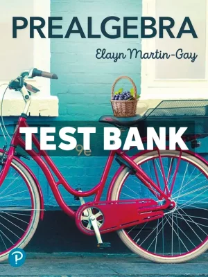 Prealgebra 9th Edition Martin-Gay Test Bank