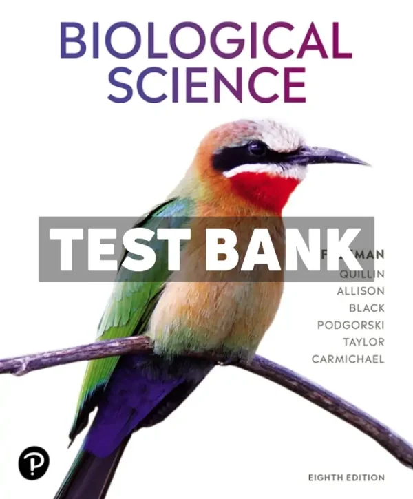 Biological Science 8th Edition Freeman Test Bank