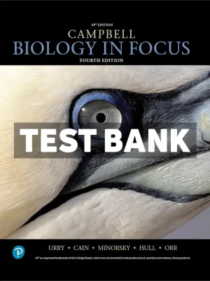 Campbell Biology in Focus 4th Edition Urry Test Bank