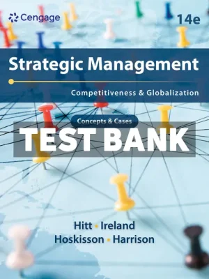 Strategic Management - Concepts and Cases - Competitiveness and Globalization 14th Edition Hitt Test Bank