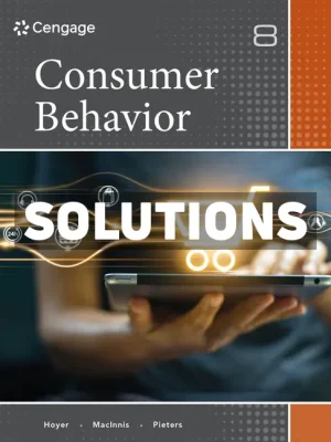 Consumer Behavior 8th Edition Hoyer Solutions Manual
