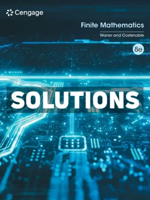 Finite Mathematics 8th Edition Waner Solutions Manual