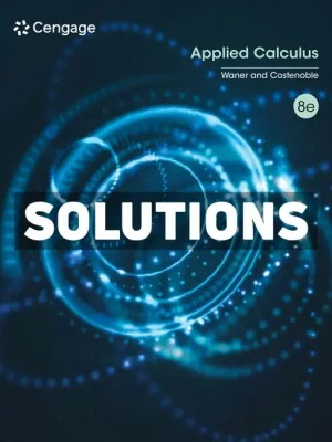Applied Calculus 8th Edition Waner Solutions Manual