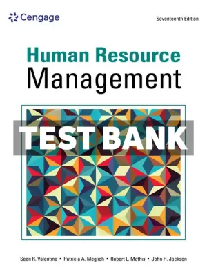 Human Resource Management 17th Edition Valentine Test Bank