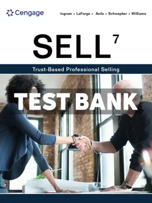 SELL 7th Edition Ingram Test Bank