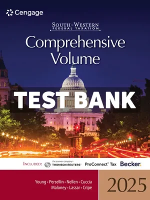 South-Western Federal Taxation 2025 - Comprehensive 48th Edition Young Test Bank