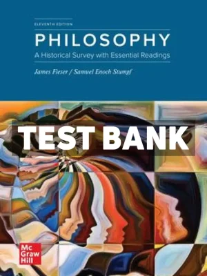 Philosophy - A Historical Survey with Essential Readings 11th Edition Stumpf Test Bank