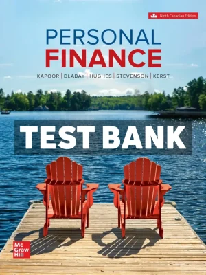 Personal Finance 9th Canadian Edition Kapoor Test Bank