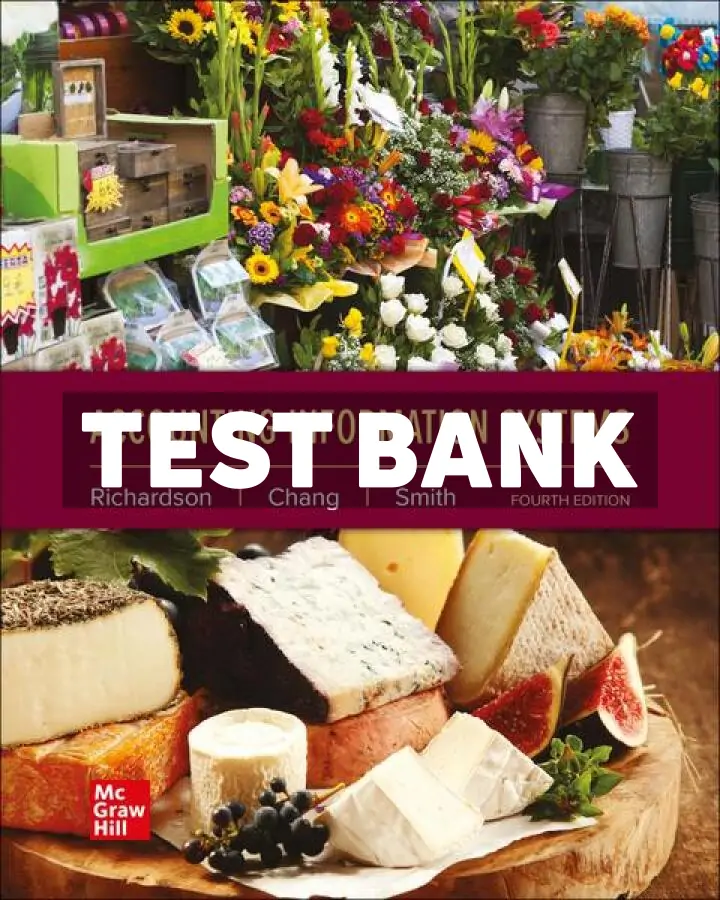 9781266379154-TEST-BANK Accounting Information Systems 4th Edition Richardson Test Bank