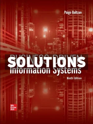 Business Driven Information Systems 9th Edition Baltzan Solutions Manual